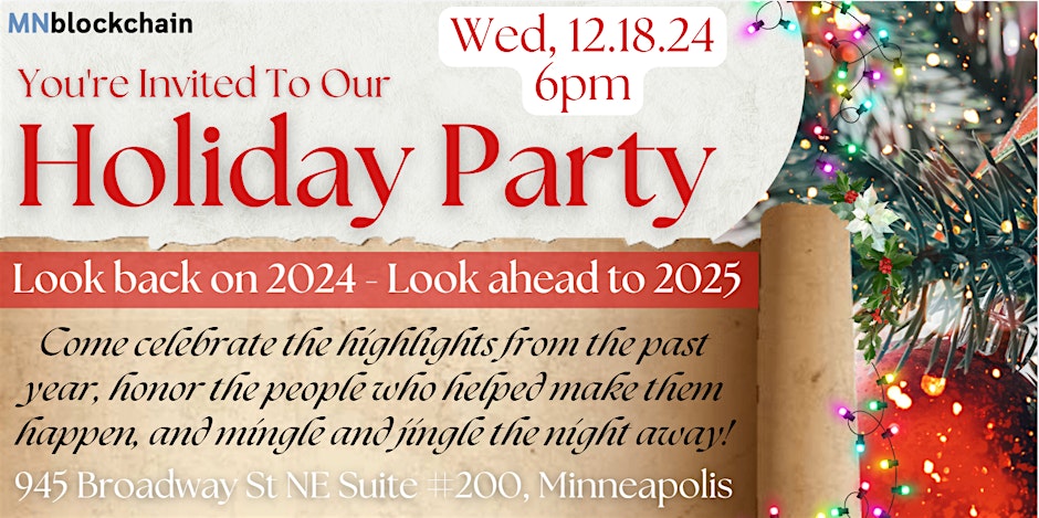 MNblockchain Holiday Party